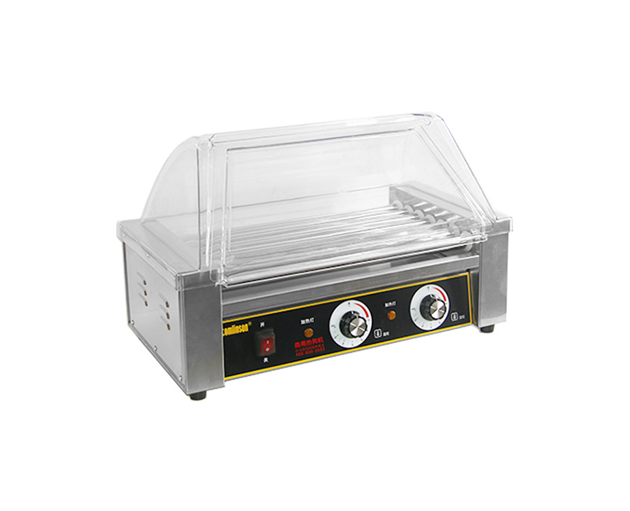 Sausage grilling machine